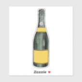 Pop the Past : Retro Sticker Champagne (Feuille)