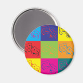 Pop theater Art Magneet (Voorkant / Achterkant)