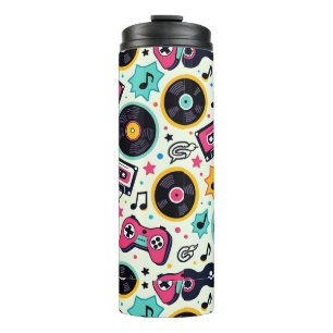 Pop-Themede Waterfles Thermosbeker