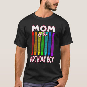 Pop Tube Birthday Mam van de Birthday Boy T-shirt