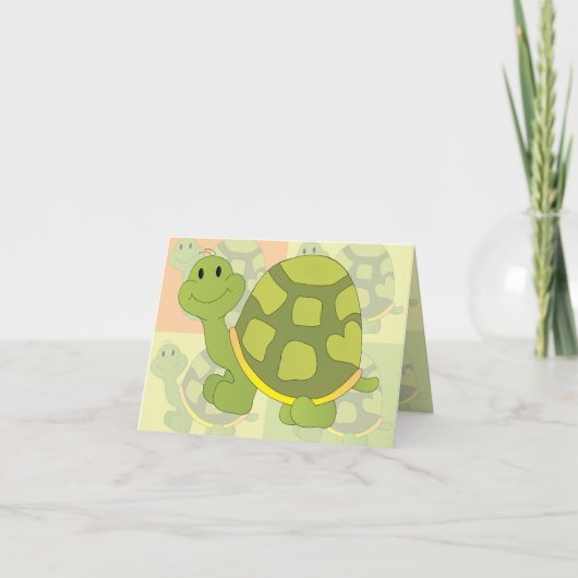 Pop Turtle. Kaart (Voorkant)