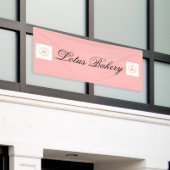 pop up shop roze zaken spandoek (Buitenkant Gebouw)