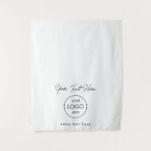 Pop Up Shop Table Runner Banner Logo Fancy tekst Wandkleed (Voorkant)