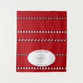 Pop Up Winkel Tafel Banner Kerstmarkt kraam Wandkleed (Voorkant)