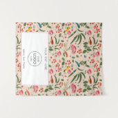 Pop Up Winkel Tafel Runner Banner Logo Bloemvogels Wandkleed (Voorkant (horizontaal))