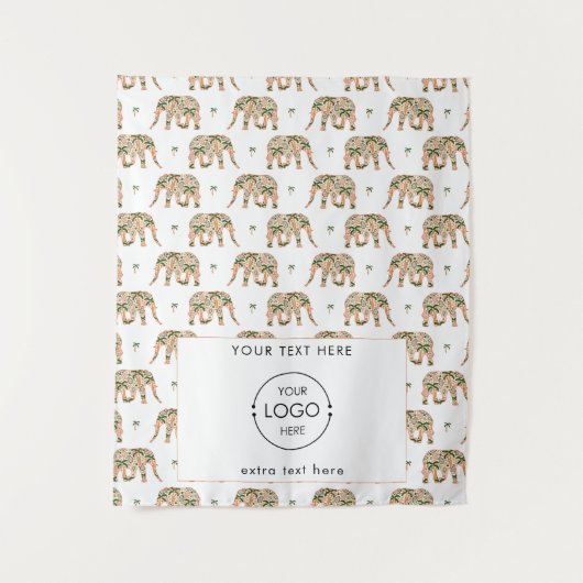 Pop Up Winkel Tafel Runner Banner Logo Exotic Wandkleed (Voorkant)