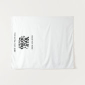 Pop Up Winkel Tafel Runner Banner Zakelijke tekst  Wandkleed (Voorkant (horizontaal))