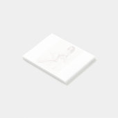 pop-upmeisje post-it® notes (Schuin)