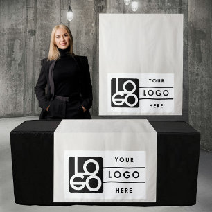 Pop-upshop tafelkleed banner marktstand logo wandkleed
