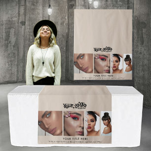 Pop-upshop tafelkleed banner zakelijke foto's wandkleed