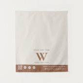 Pop-upwinkel Aangepaste Logo QR-code Tafel Runner Wandkleed (Voorkant)