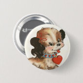 pop Valentijn Kind Ronde Button 5,7 Cm (Voorkant /achterkant)