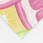 Pop van Bright en fruit Fleece Deken (Hoek)