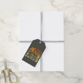 Pop van Colour Black Gift Label Cadeaulabel (Met Touw)