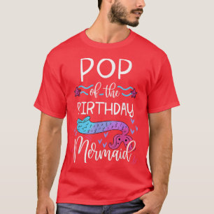Pop van de bruine familie van de zeemeerminnen t-shirt