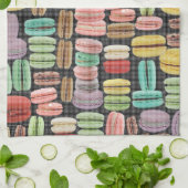 Pop van de Franse Macarons Theedoek (Gevouwen)