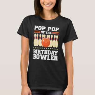 Pop van de pop van de marathedagon Bowler Bday Bow T-shirt