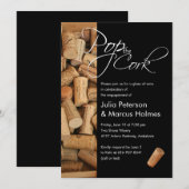 Pop van de uitnodiging van de Kurkwijnpartij (Voorkant / Achterkant)