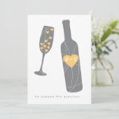 Pop van de uitnodiging van de Vraag-opdrachtpartij (Staand voorkant)