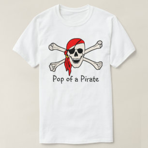 Pop van een piraat t-shirt