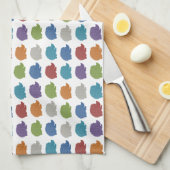 Pop van egel theedoek (Quarter Fold)