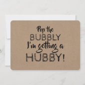 Pop van het Bubbly Funny Bridesmaid Proposal Kaart (Voorkant)