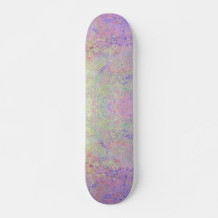 Pop van pasta kleurrijke alcoholinkt Abstract Skateboard