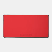 Pop van rood gepersonaliseerd bureaumat (Voorkant)