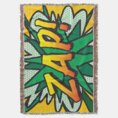 Pop van stripboeken Art ZAP Deken (Voorkant Verticaal)