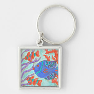Pop vis sleutelhanger