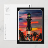 'Pop vuurtoren'. schilderen op een Briefkaart (Voorkant / Achterkant)