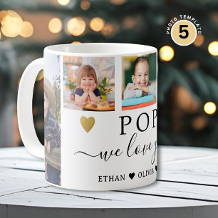 POP We Love You Kleinkinderen 5 Foto Collage Koffiemok