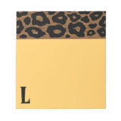 Pop Wood Leopard Pattern Notitieblok (Voorkant)