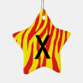Pop Zebra Keramisch Ornament (Rechts)