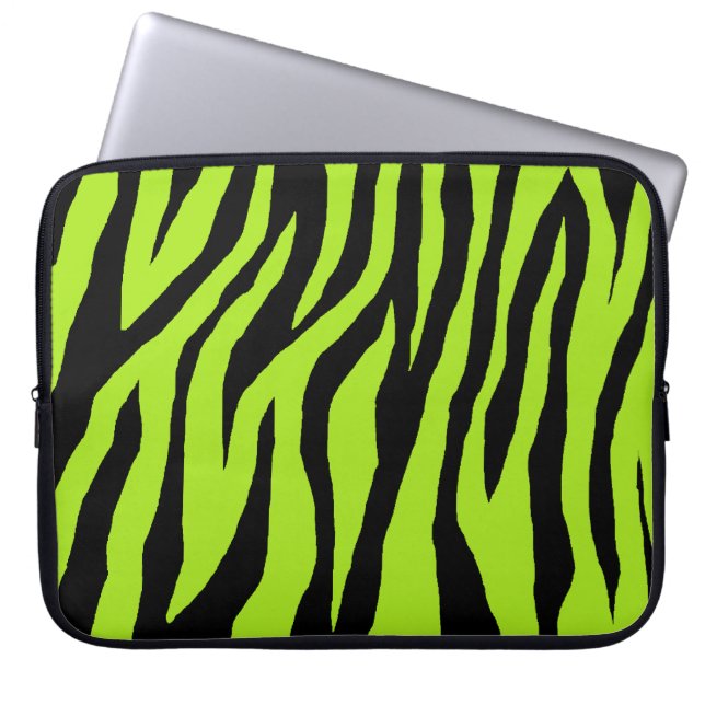 Pop Zebra Laptop Sleeve (Voorkant)