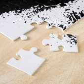 Pop zwart-wit legpuzzel (Zijkant)