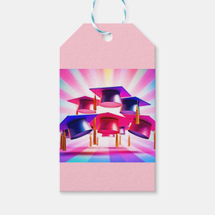 PopArt Afstuderen Petten Gift Label Cadeaulabel