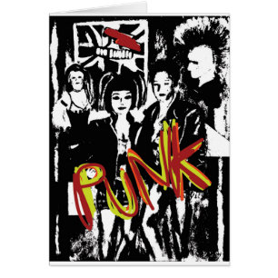 Popart alternatieve mode haarstijlen