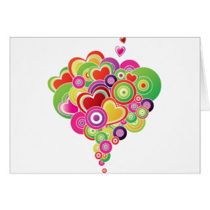 PopArt Coeurs rose et vert