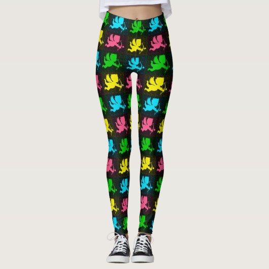 PopArt Cupids Leggings (Voorkant)