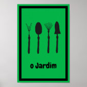 Popart Garden Poster (Voorkant)