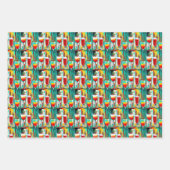 PopArt kerstcocktails Inpakpapier Vel (Voorkant 2)
