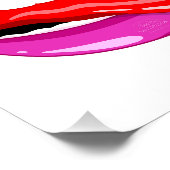 PopArt-lips Perfect Poster (Hoek)