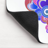 PopArt Paarse harten Muismat (Hoek)