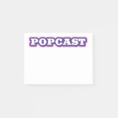 POPCAST post-it notes (Devant)