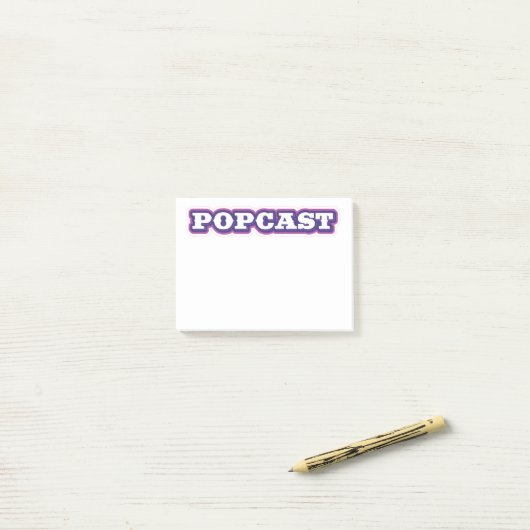 Popcast post-it notities post-it® notes (Op bureau)