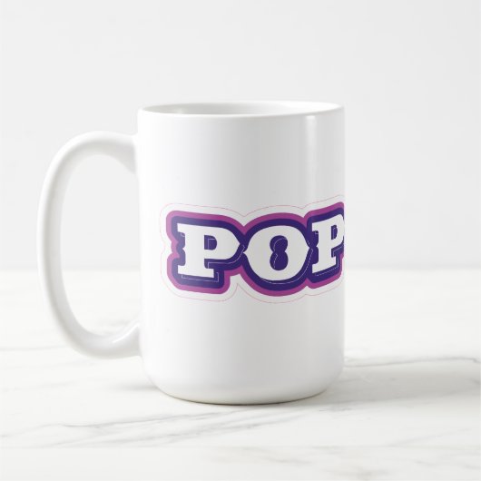 POPCAST tasse 15 oz (Gauche)