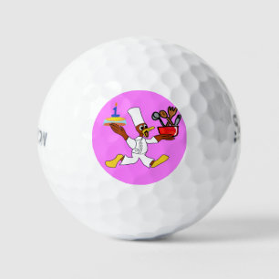 Popcorn Anime Chef Ducky Kazoo Roze Golfballen