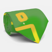 Popcorn Anime Groen Snoep Stropdas (Opgerold)