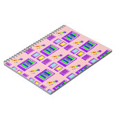 Popcorn Anime Ik ken echt Karaoke Spiral Notebook Notitieboek (Linkerzijde)